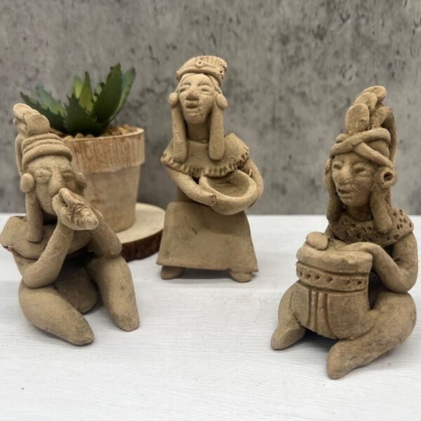 Peasants Of Culture Tlalico Handcraft Mexican Culture Home Decor Prehispanic Vintage Rustic Clay Material Antique Ancrestral Figurines