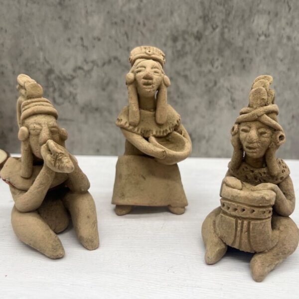 Peasants Of Culture Tlalico Handcraft Mexican Culture Home Decor Prehispanic Vintage Rustic Clay Material Antique Ancrestral Figurines