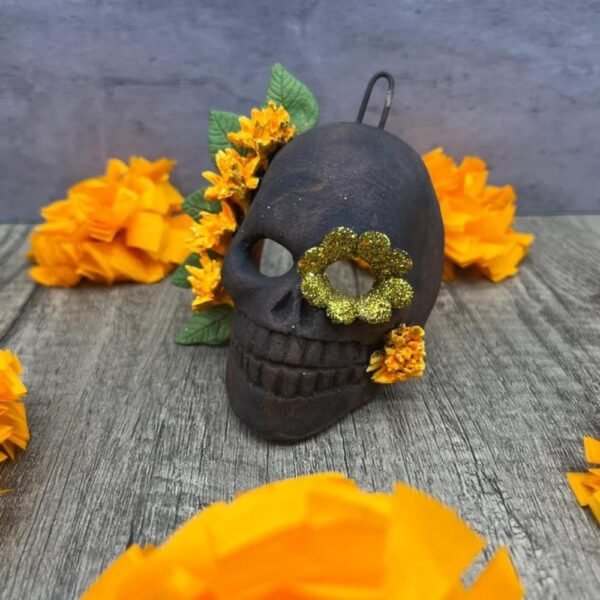 Catrina Skull Hanging Wall Decor, Frida Kahlo Skull, Day of the dead, Human skeleton, Mexican decorations, Sugar skull