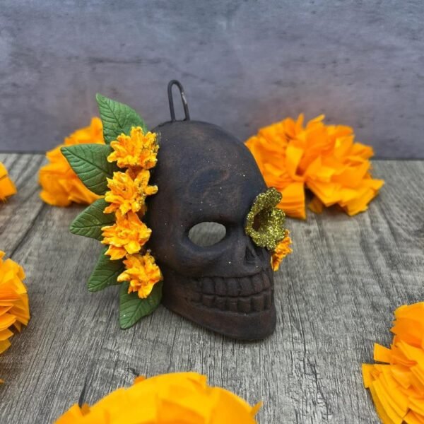 Catrina Skull Hanging Wall Decor, Frida Kahlo Skull, Day of the dead, Human skeleton, Mexican decorations, Sugar skull