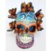 Sugar skull, Day of the Dead ornaments, skull as Mexican decoration, human skull sculpture, 6”high