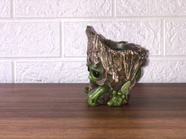 Log Planter Sculpture for Flowers, Cactus and Succulent Plants, Indoor or Outdoor Home Decor,  Modern Flower Pot, Animal  Planter - Image 4