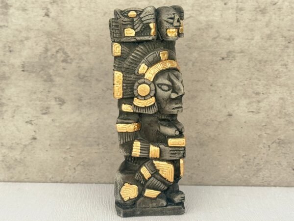 Mexican folk art, Mayan art, Mayan decor, Prehispanic, Mexican sculpture, Mayan warrior - Image 3