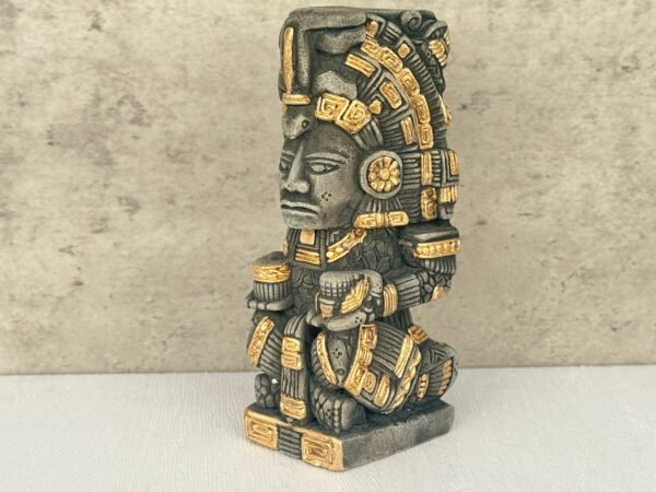 Mexican folk art, Mayan art, Mayan decor, Prehispanic, Mexican sculpture, Mayan warrior - Image 3