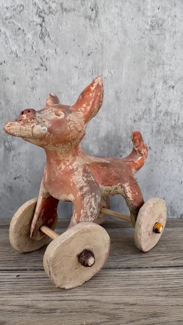 Xoloizcuintle Xolo Ancient Mexico History , Prehispanic Mythology Vintage Rustic Clay Mateial Folk Art Home Decor - Image 3