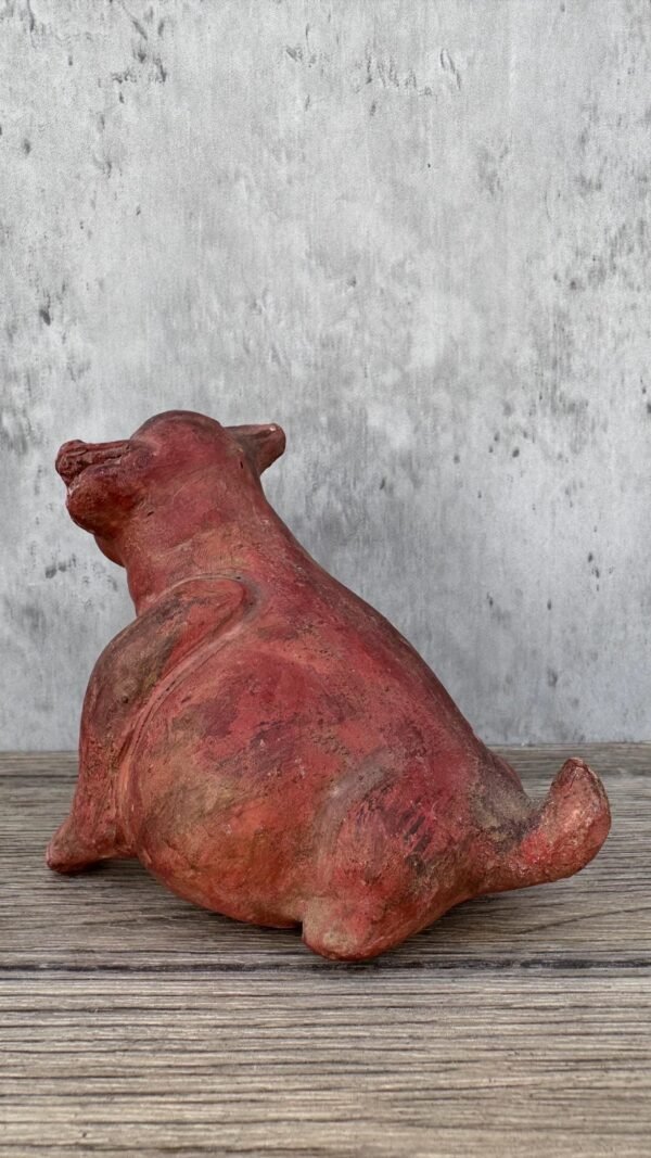 Xoloizcuintle Xolo Ancient Mexico History , Prehispanic Mythology Vintage Rustic Clay Mateial Folk Art Home Decor - Image 3