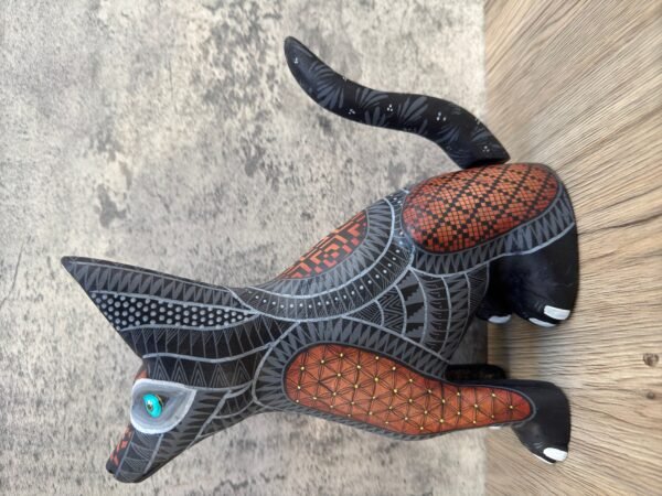 Xoloitzcuintle Dog statue Folk Art Alebrije Sculpture, Wooden  Mexican Decoration Figure, Made Of Wood And Carved By Hand ASK FOR CUSTOMIZE - Image 3