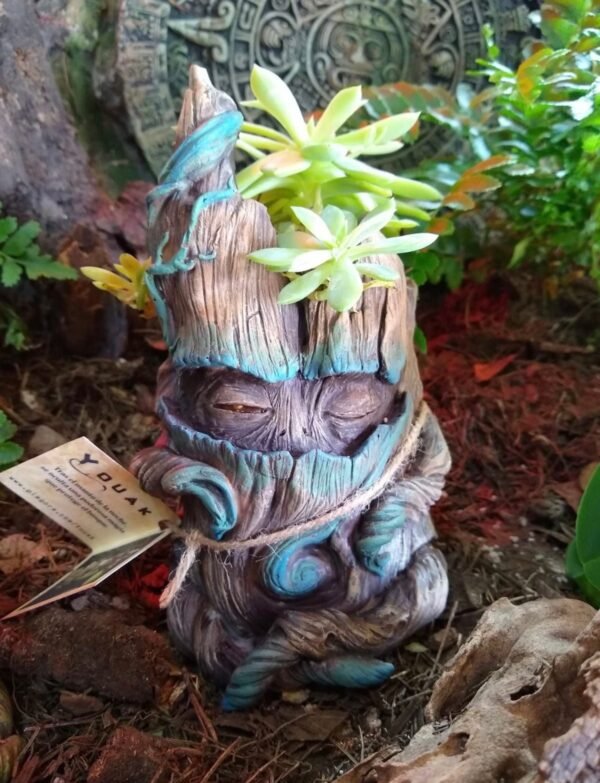Log Planter Sculpture for Flowers, Cactus and Succulent Plants, Indoor or Outdoor Home Decor,  Modern Flower Pot, Animal  Planter - Image 3
