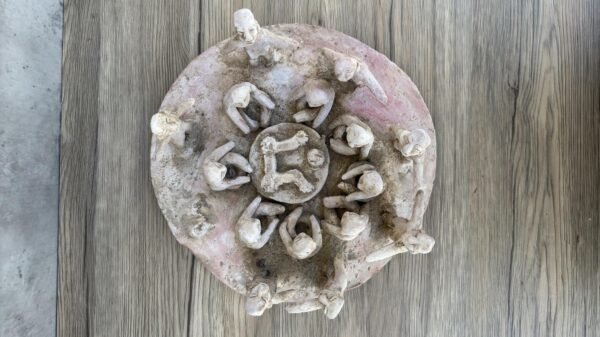 Circle Of Word Council Sculpture Home Decor Prehispanic Vintage Rustic Clay  Antique Ancrestral Figurines Interior Exterior - Image 7
