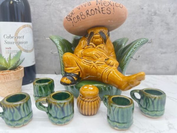 Maguey Agave Plant Tequila Shot Glass, Guadalajara Tequila and Mezcal, Unique Set as father's day gift, Tequila set of 8 pieces - Image 4