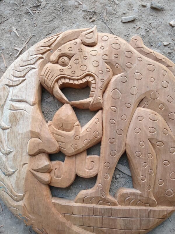 Aztec Art, Mayan art, Mexican painting, Prehispanic, Wood carving, Handcrafted ASK FOR CUSTOMIZE - Image 5