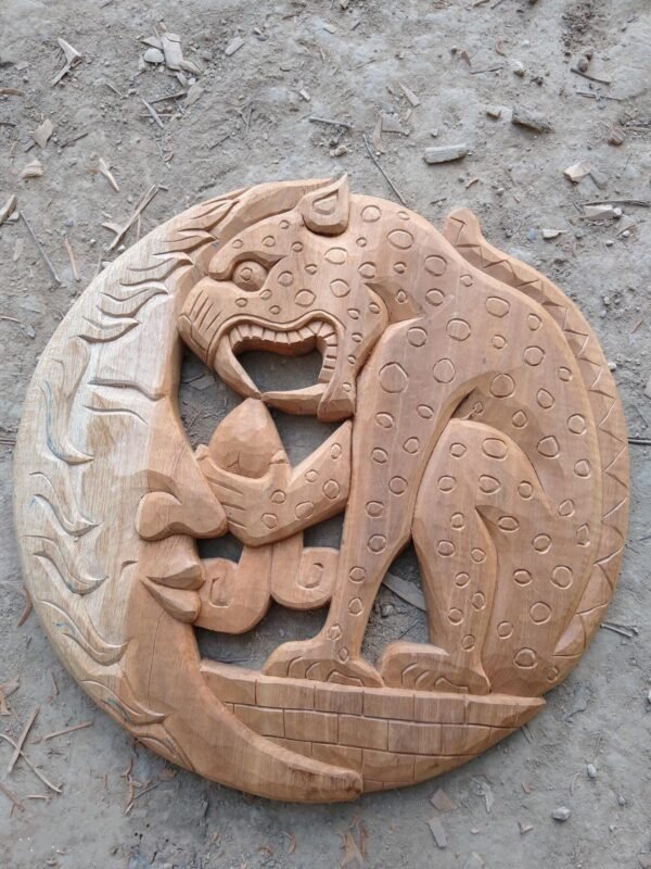 Aztec Art, Mayan art, Mexican painting, Prehispanic, Wood carving, Handcrafted ASK FOR CUSTOMIZE - Image 6