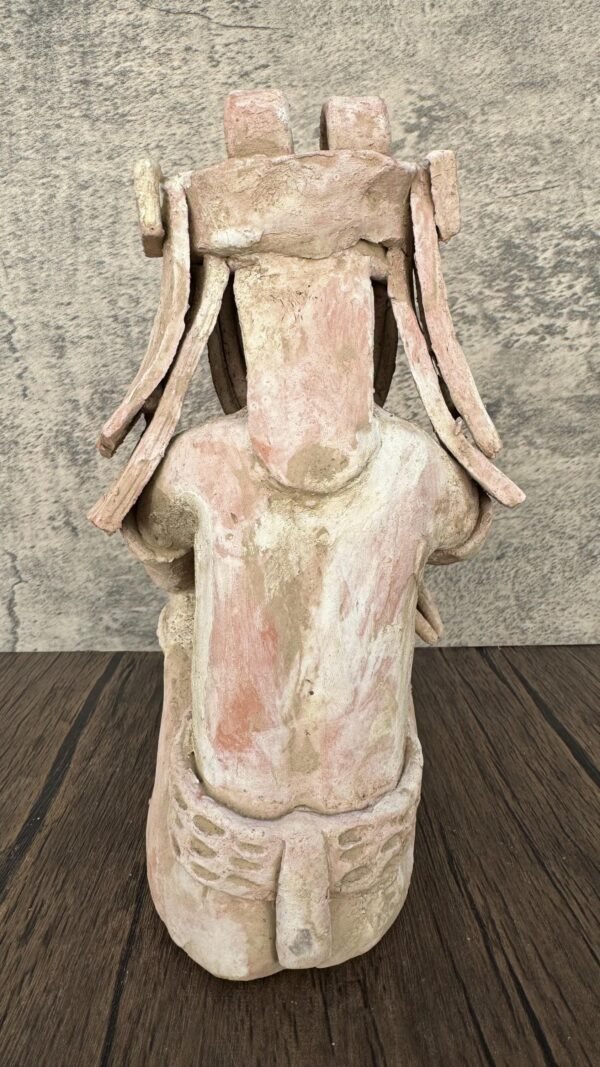 Chac Mool Mayan Lord Of Storms Handcraft Mexican Culture Home Decor Prehispanic Vintage Rustic Clay Material Antique Ancrestral Figurines - Image 5