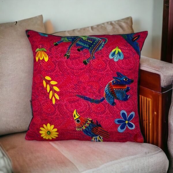 Spring throw pillow, Mexican pillow, Cushion cover, Pillow cases, Window seat cushion, Includes 2 pieces - Image 3