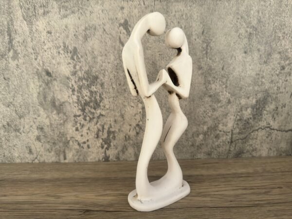 Resin Sculpture of Entwined Lovers - Handcrafted Eternal Embrace Art, Transparent Modern Home Decor, Romantic Centerpiece, Artistic - Image 3