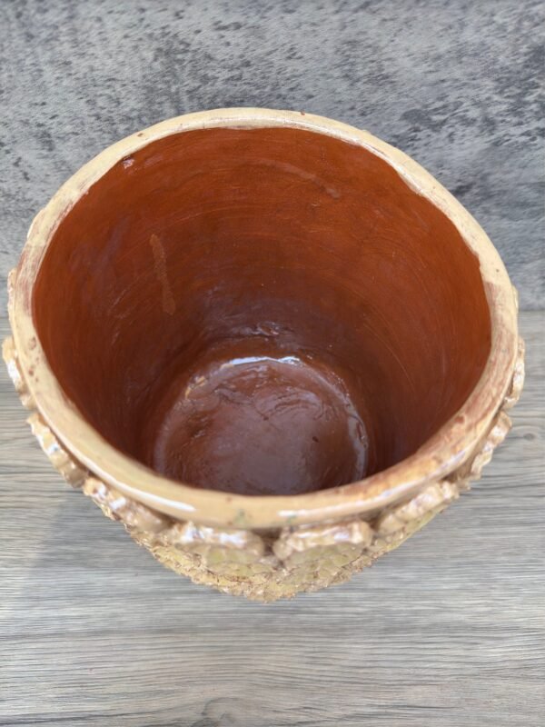 Flower Planter Pot Glazed Michoacán México Handcrarted By Artisans,  Pottery Vase Dry Herbs Indoor & Outdoor Handmade Home Decor Garden - Image 3
