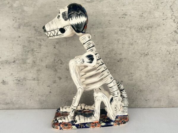 Talavera Pote Dog, Ceramic dog, Talavera pottery, Mexican pottery, Pote Dog statue, Dog sculpture - Image 3