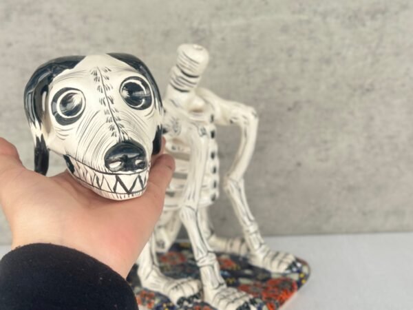 Talavera Pote Dog, Ceramic dog, Talavera pottery, Mexican pottery, Pote Dog statue, Dog sculpture - Image 5