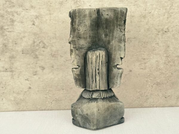 Mexican folk art, Mayan art, Mayan decor, Prehispanic, Mexican sculpture, Mayan warrior - Image 4