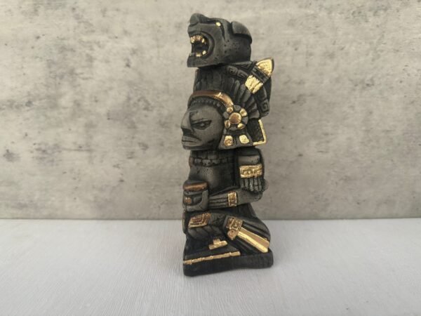 Mexican folk art, Mayan art, Mayan decor, Prehispanic, Mexican sculpture, Mayan warrior - Image 3
