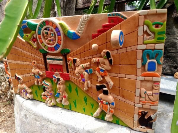 Mayan wall decor, Mexican painting, Quetzalcoatl, Prehispanic, Wood carving, Handcrafted ASK FOR CUSTOMIZE - Image 6