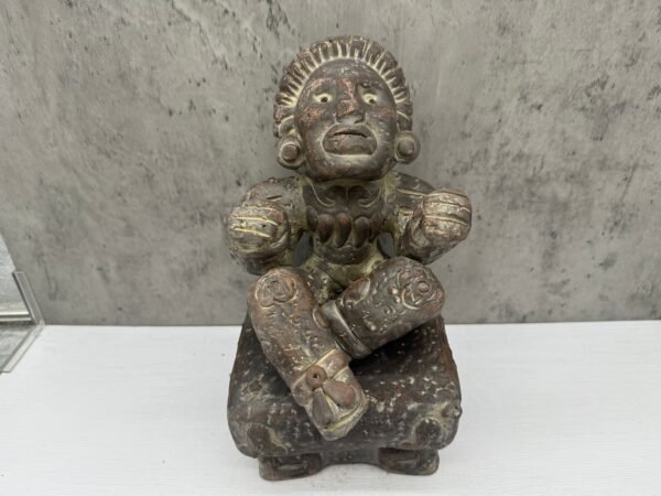 Nahuales de Tezcatl  Handcraft Mexican Culture Home Decor Prehispanic Vintage Rustic Clay Material Antique Ancrestral Figurines - Image 3