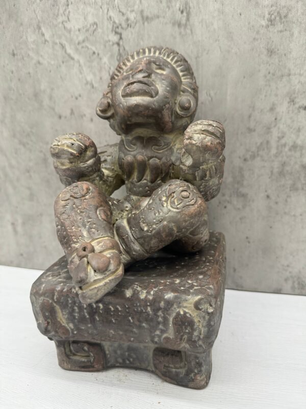 Nahuales de Tezcatl  Handcraft Mexican Culture Home Decor Prehispanic Vintage Rustic Clay Material Antique Ancrestral Figurines - Image 4
