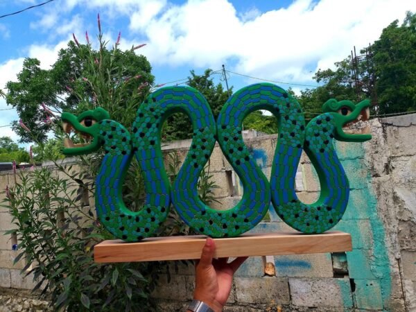 Aztec Art, Mayan art, Mexican painting, Quetzalcoatl,  Prehispanic, Wood carving, Handcrafted ASK FOR CUSTOMIZE - Image 4