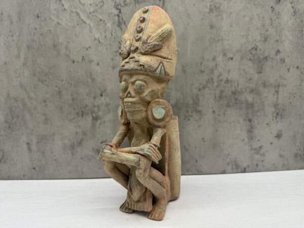 Nahuales de Tezcatl  Handcraft Mexican Culture Home Decor Prehispanic Vintage Rustic Clay Material Antique Ancrestral Figurines - Image 3