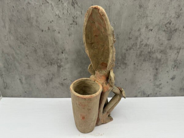 Nahuales de Tezcatl  Handcraft Mexican Culture Home Decor Prehispanic Vintage Rustic Clay Material Antique Ancrestral Figurines - Image 4
