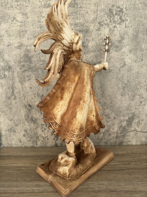 Aztec Warrior In Battle Mexican decoration, Aztec art, Prehispanic, Aztec decor, Mexican statue - Image 6