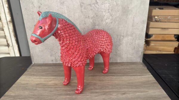 Michoacan Horse Glazed, Home Decoration, Made Of Clay Original Craftsman Mexican Culture, Glazed Clay Sculpture, Pottery From Michoacan - Image 6