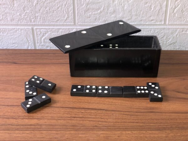 Domino Set Made Of Marble, Hand Carved And Elegant Design To Play And To Decor. From Puebla Mexico, Table Games, Family Games. Perfect Gift - Image 3