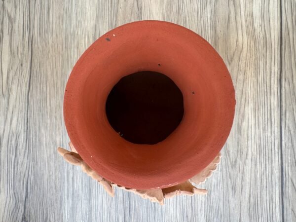 Filigrana Clay Vase Artistic From Oaxaca México By Artisans Handmade Crafts, Home Decor Folk Art, Dry Flower Pastillaje Technique Collectors - Image 5