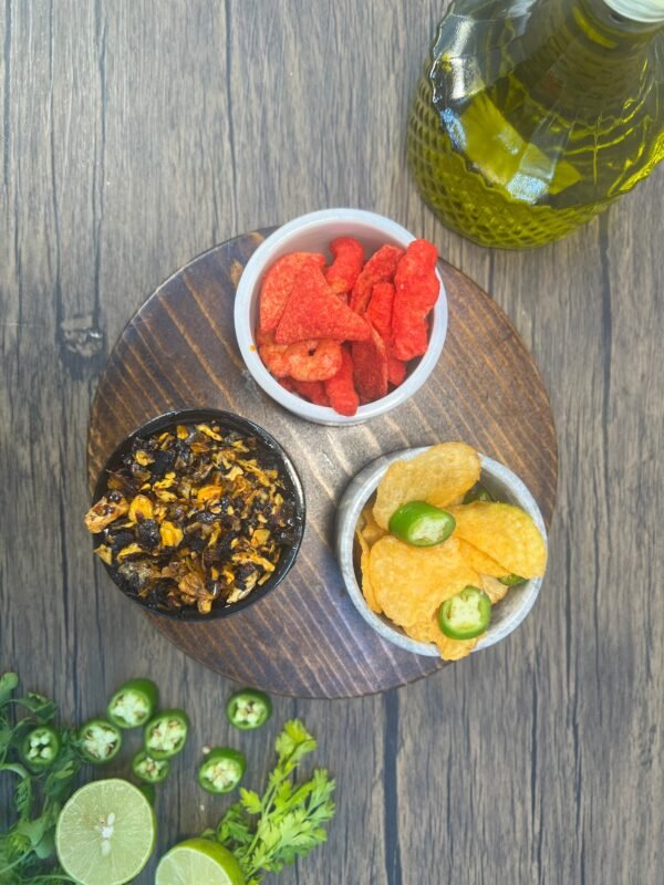 Wood serving tray, Gemstone bowl, Snack bowl, Sauce dish, Marble bowl, Serving wood bowl, Set of 4 pieces - Image 3