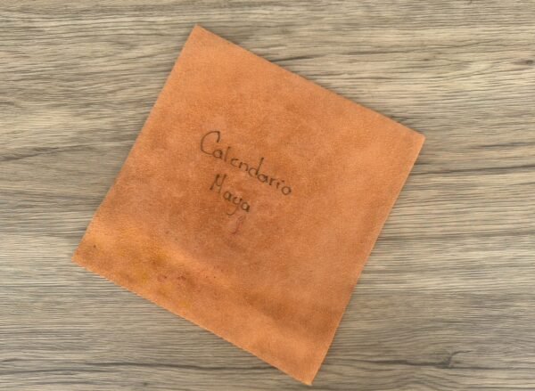 Handcraftedd Aztec Maya Leather Art: Exquisite Pyrography Cultural Decor Craftsmanship, Luxurious Hand Burned Detail, Ancient Symbols - Image 3