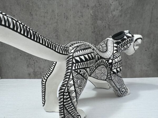 Jaguar Statue Mexican Folk Art Alebrije Sculpture, Wooden Panther Decoration Figurine, Made Of Wood Carved By Hand ASK FOR CUSTOMIZE - Image 3