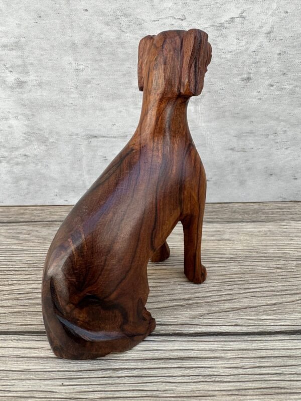 Ironwood Labrador Dog  Handcarfted Sculpture In 1 Piece  From Desert Sonora Mexico Palo Fierro Carved Vintage And Rustic  Home Decor - Image 5