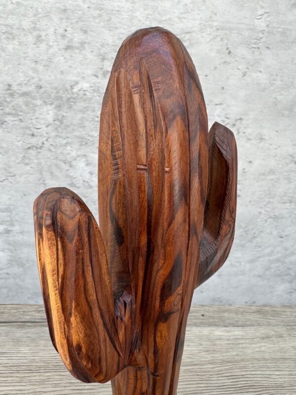 Bighorn Sheep Ironwood Cactus Handcarfted Sculpture In 1 Piece From Desert Sonora Mexico  Palo Fierro Carved Vintage  Rustic  Home Decor - Image 5