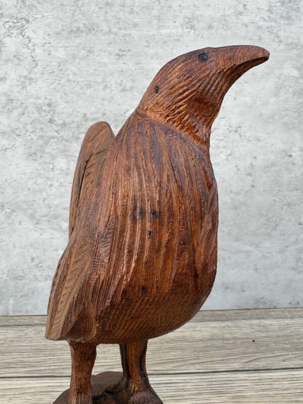 Ironwood Rooster Handcarfted Sculpture In 1 Piece From Desert Sonora Mexico Palo Fierro Carved Vintage  Rustic  Home Decor - Image 5