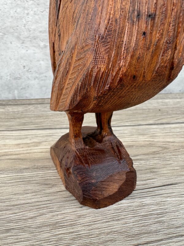 Ironwood Rooster Handcarfted Sculpture In 1 Piece From Desert Sonora Mexico Palo Fierro Carved Vintage  Rustic  Home Decor - Image 6