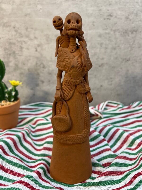 8” Catrina, Frida Kahlo Doll, Day of the dead, Human skeleton, Mexican decorations, Sugar skull - Image 3