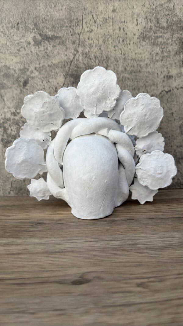 Sugar skull, Catrina, Day of the Dead Ornaments, Skull As Mexican Decoration, Human Skull Sculpture, Wall  Home Decor Handcrafted - Image 5