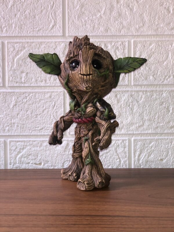 As Groot Planter Sculpture for Flowers, Cactus and Succulent Plants, Indoor or Outdoor Home Decor,  Modern Flower Pot, Log planter - Image 4