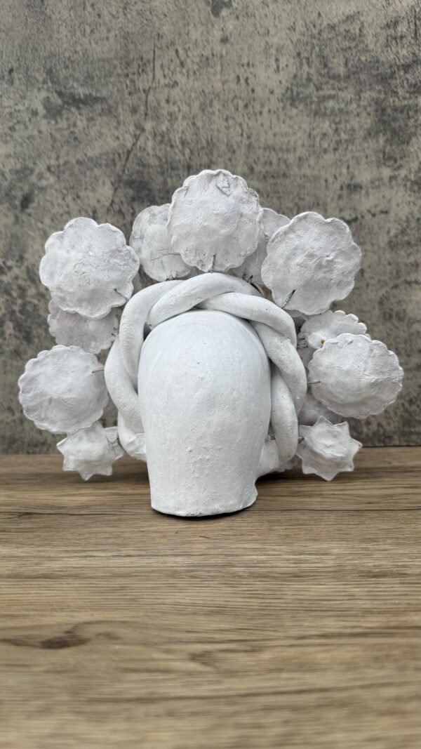 Sugar skull, Catrina, Day of the Dead Ornaments, Skull As Mexican Decoration, Human Skull Sculpture, Wall  Home Decor Handcrafted - Image 5