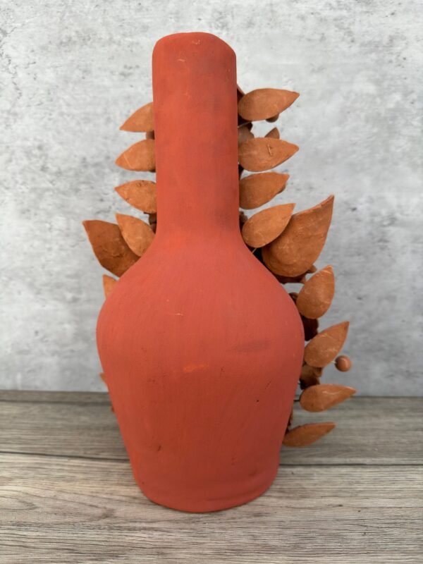 Mini Chimney Handcrafted Oaxacan  With Pastillaje Or Filigrana - Natural Clay Mexican Artistry, Decorative Home Accent, Unique Artisanal - Image 5