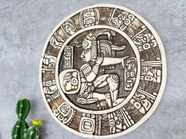 Mexican decoration, Mexican folk art, Prehispanic, Mayan wall decor, Mayan art, Mexican painting, Quetzalcoatl - Image 3