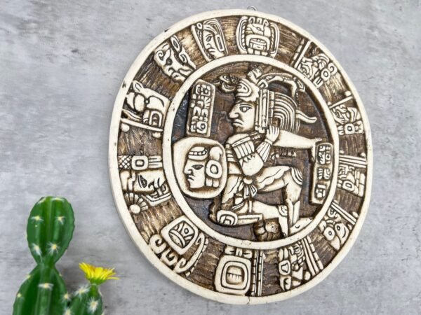 Mexican decoration, Mexican folk art, Prehispanic, Mayan wall decor, Mayan art, Mexican painting, Quetzalcoatl - Image 4