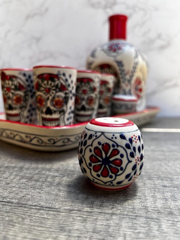 Tequila, Shot glass set, Tequila Guadalajara Or Mezcal Talavera Puebla  High Quality Pottery, Fathers day gift, Handcrafted in Mexico, 9 pzs - Image 3