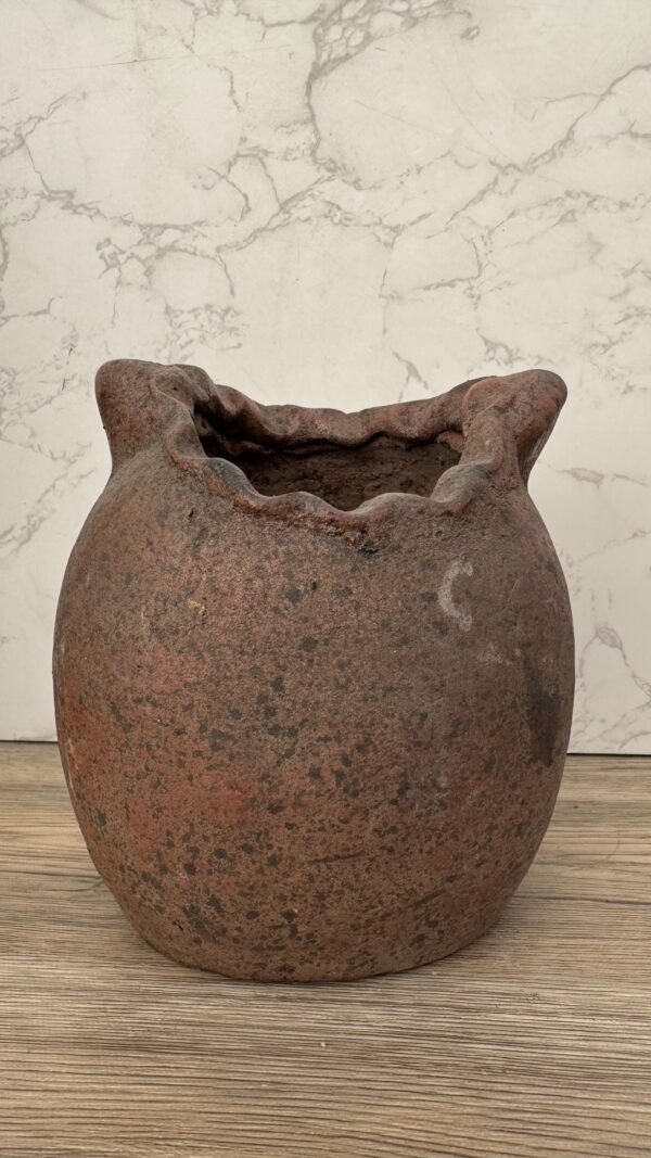 Owl Planter, Handmade Clay Pot from Metepec Mexico, Rustic Terracotta Decor, Mexican Pottery Owl Vase, Folk Art Planter, Indoor Outdoor Owl - Image 4